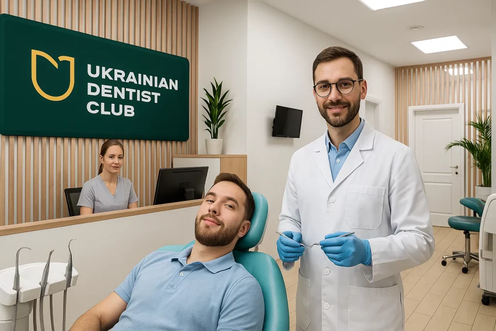 Прийом стоматолога в клініці біля метро «Палац Україна»